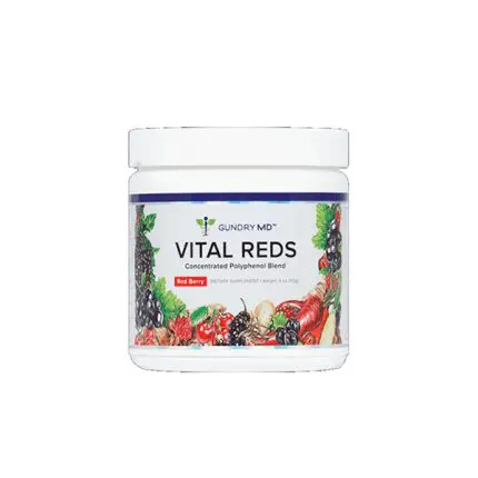 A jar of vital reds supplement